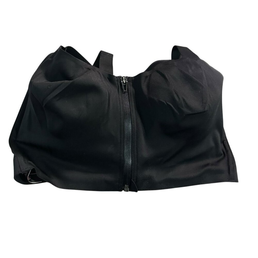 Victoria's Secret Knockout Front Close Black Underwire Sports Bra 34DDD Active